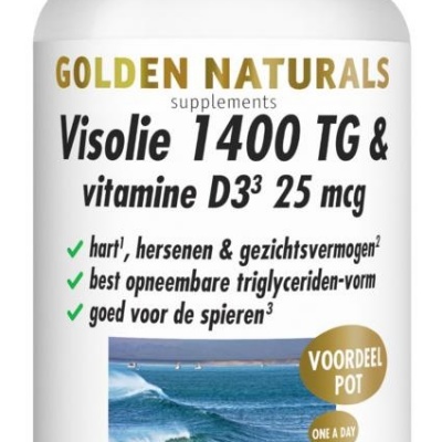 Golden Naturals Visolie 1400 TG vitamine D3