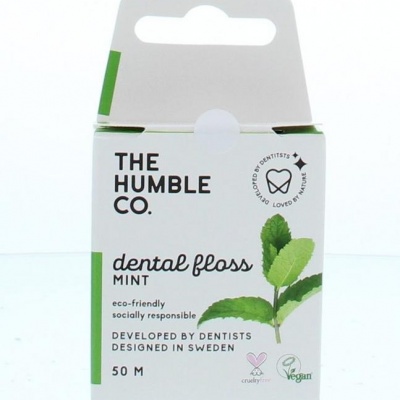 The Humble Co Dental floss fresh mint 50 meter The Humble Co Dental floss fresh mint 50 meter