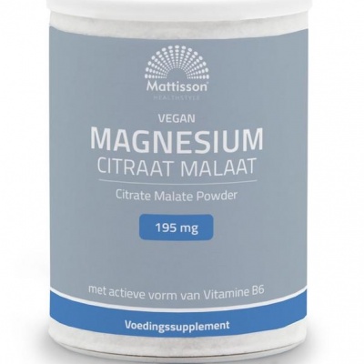 Mattisson Magnesium citraat malaat poeder