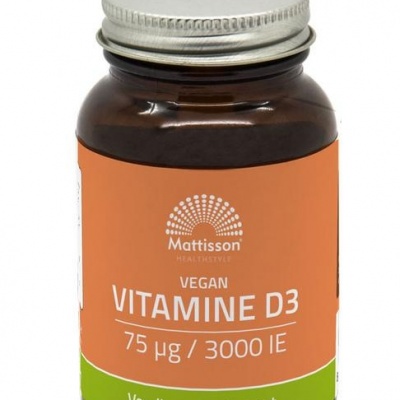 Mattisson Vegan vitamine D3 75mcg