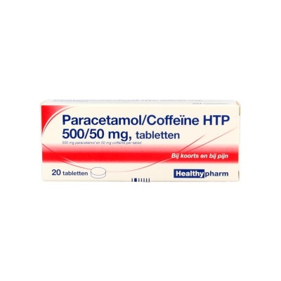 Healthypharm Paracetamol 500 mg coffeine