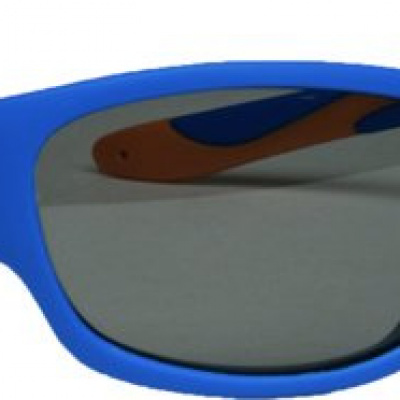 Melleson Zonnebril junior 3 - 8 jaar blauw oranje