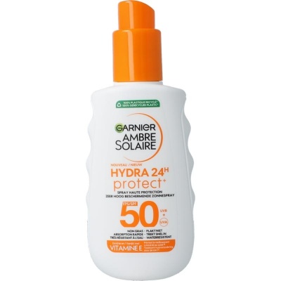 Ambre Solaire Hydraterende melk protect SPF50+ spray Ambre Solaire Hydraterende melk protect SPF50+ spray