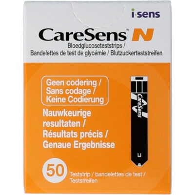 Caresens N glucose teststrips