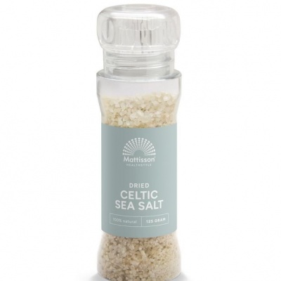 Mattisson Keltisch zeezout celtic sea salt gedroogd molen Mattisson Keltisch zeezout celtic sea salt gedroogd molen