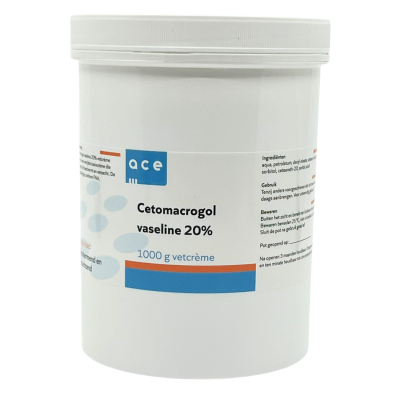 Cetomacrogol crème met vaseline 20% Cetomacrogol crème met vaseline 20%