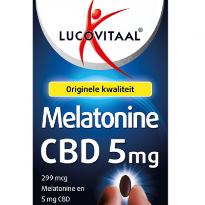 Lucovitaal Melatonine CBD 5 mg Lucovitaal Melatonine CBD 5 mg