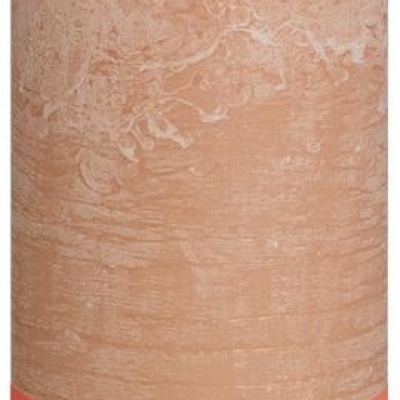 Bolsius Rustiek stompkaars shine 190/68 misty pink Bolsius Rustiek stompkaars shine 190/68 misty pink