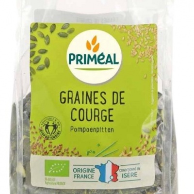 Primeal Pompoenpitten uit Frankrijk bio Primeal Pompoenpitten uit Frankrijk bio