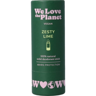 We Love Deodorant stick zesty lime We Love Deodorant stick zesty lime