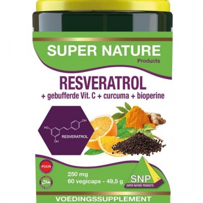 SNP Resveratrol curcuma gebufferd vit C bioperine puur