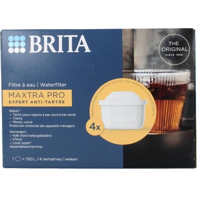 Brita Waterfilterpatroon maxtra pro kalk expert 4 pack Brita Waterfilterpatroon maxtra pro kalk expert 4 pack