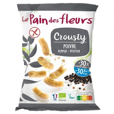 Pain Des Fleurs Chips gepoft boekweit-60%zout bio glutenvrij vegan