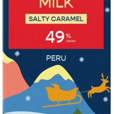 Chocolatemakers Kerstreep salty caramel