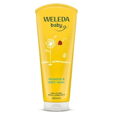 Weleda Calendula baby haar en body shampoo Weleda Calendula baby haar en body shampoo