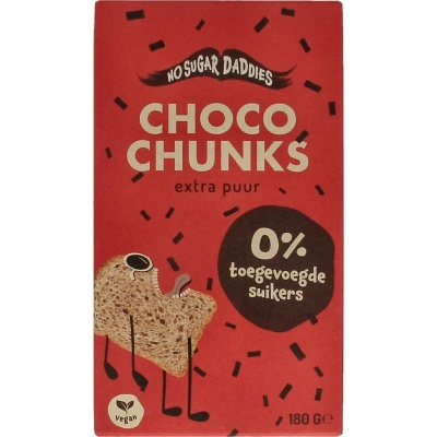 No Sugar Daddies Choco chunks extra puur bio No Sugar Daddies Choco chunks extra puur bio