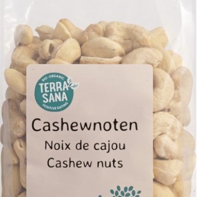 Terrasana Cashewnoten ongeroosterd zonder zout