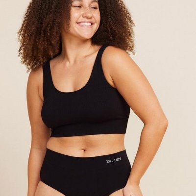 Boody Padded shaper crop bh zwart L