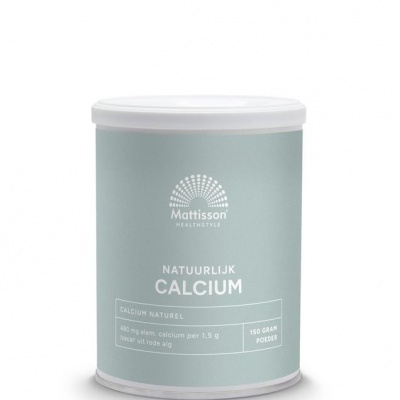 Mattisson Natuurlijk calcium icecal 480mg Mattisson Natuurlijk calcium icecal 480mg
