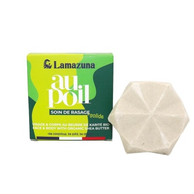 Lamazuna Shaving bar lemon & green tea Lamazuna Shaving bar lemon & green tea