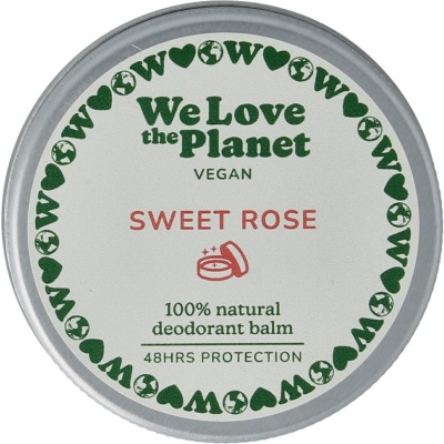 We Love Deodorant balm sweet rose vegan