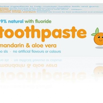 Green People Organic children mandarin toothpaste with fluoride