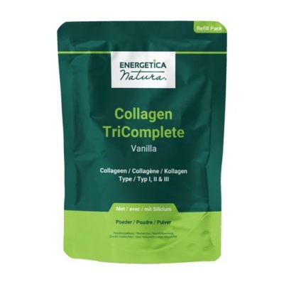 Energetica Nat Collagen tricomplete vanilla refill pack