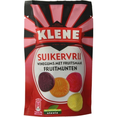 Klene Fruitmunten suikervrij Klene Fruitmunten suikervrij