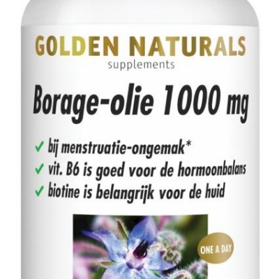 Golden Naturals Borage-olie 1000 mg