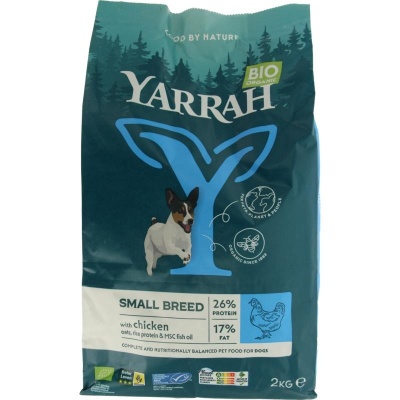 Yarrah Organic dog dry food adult & puppy chicken bio