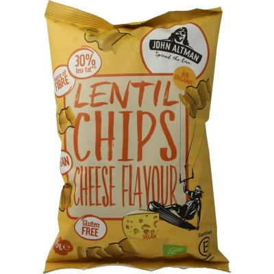 John Altman Linzen chips vegan cheese bio