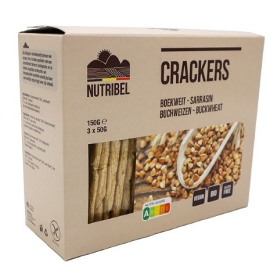 Nutribel Crackers boekweit bio Nutribel Crackers boekweit bio