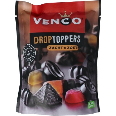 Venco Droptoppers zacht zoet