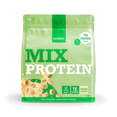 Purasana Plant protein mix banaan bio Purasana Plant protein mix banaan bio