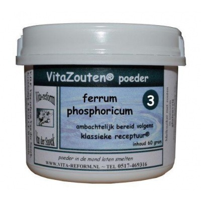 Ferrum phosphoricum poeder Nr. 03 Ferrum phosphoricum poeder Nr. 03