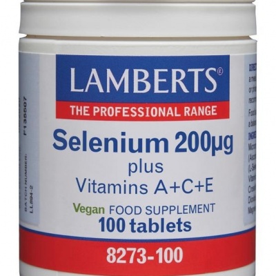 Lamberts Selenium 200 mcg met vitamine A C E