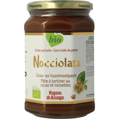 Nocciolata Chocolade hazelnootpasta bio