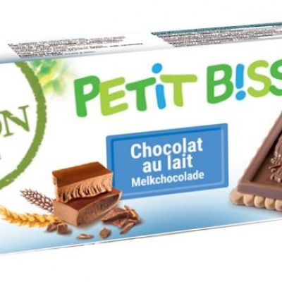 Petit bisson theebiscuit melkchocolade bio
