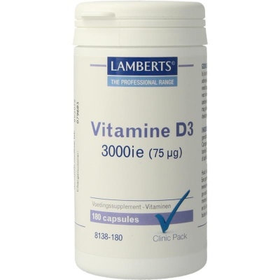 Clinicpacks Vitamine D3 3000IE/75mcg