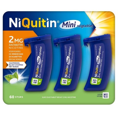 Niquitin Zuigtablet mini mint 2mg Niquitin Zuigtablet mini mint 2mg