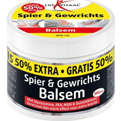 Lucovitaal Spier & gewrichtsbalsem 50% extra Lucovitaal Spier & gewrichtsbalsem 50% extra