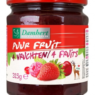 Damhert 100% 4 Vruchten confiture Damhert 100% 4 Vruchten confiture