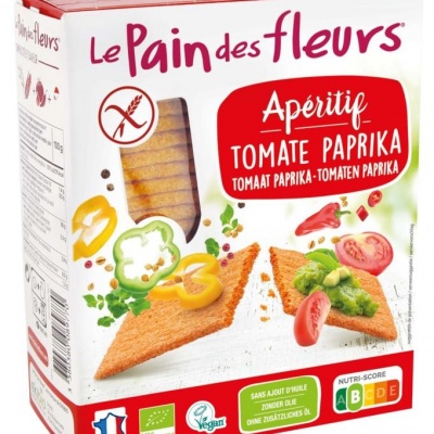 Pain Des Fleurs Knackebrod tomaat/paprika