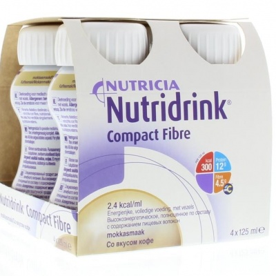 Nutridrink Compact fibre mokka 125 ml Nutridrink Compact fibre mokka 125 ml