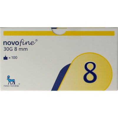 Novo Nordisk Novofine naald 0.30 x 8 mm 30G
