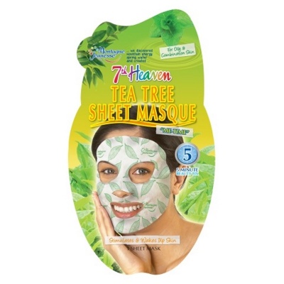 Montagne 7th Heaven gezichtsmasker tea tree sheet Montagne 7th Heaven gezichtsmasker tea tree sheet