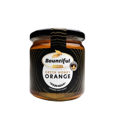 Bountiful Select Griekse rauwe honing orange/sinaasappel Bountiful Select Griekse rauwe honing orange/sinaasappel