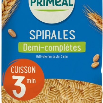 Primeal Halfvolkoren spiralen snelkook 3 minuten