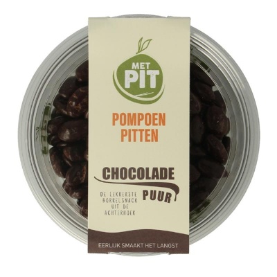 Met Pit Pompoenpitten pure chocolade
