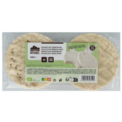 Nutribel Rijstwafels yoghurt coat bio Nutribel Rijstwafels yoghurt coat bio